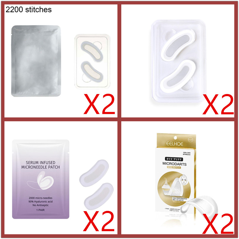 Microneedle Patch Eye - 2 пары микроигольных повязок под глаза,
