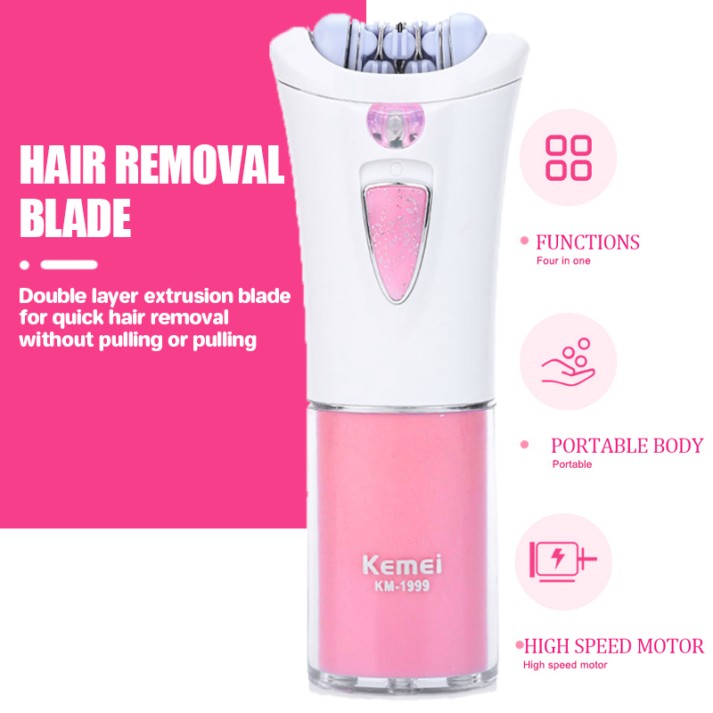 Kemei KM-1999 Электрический же – обзор и цена Epilator Wireless