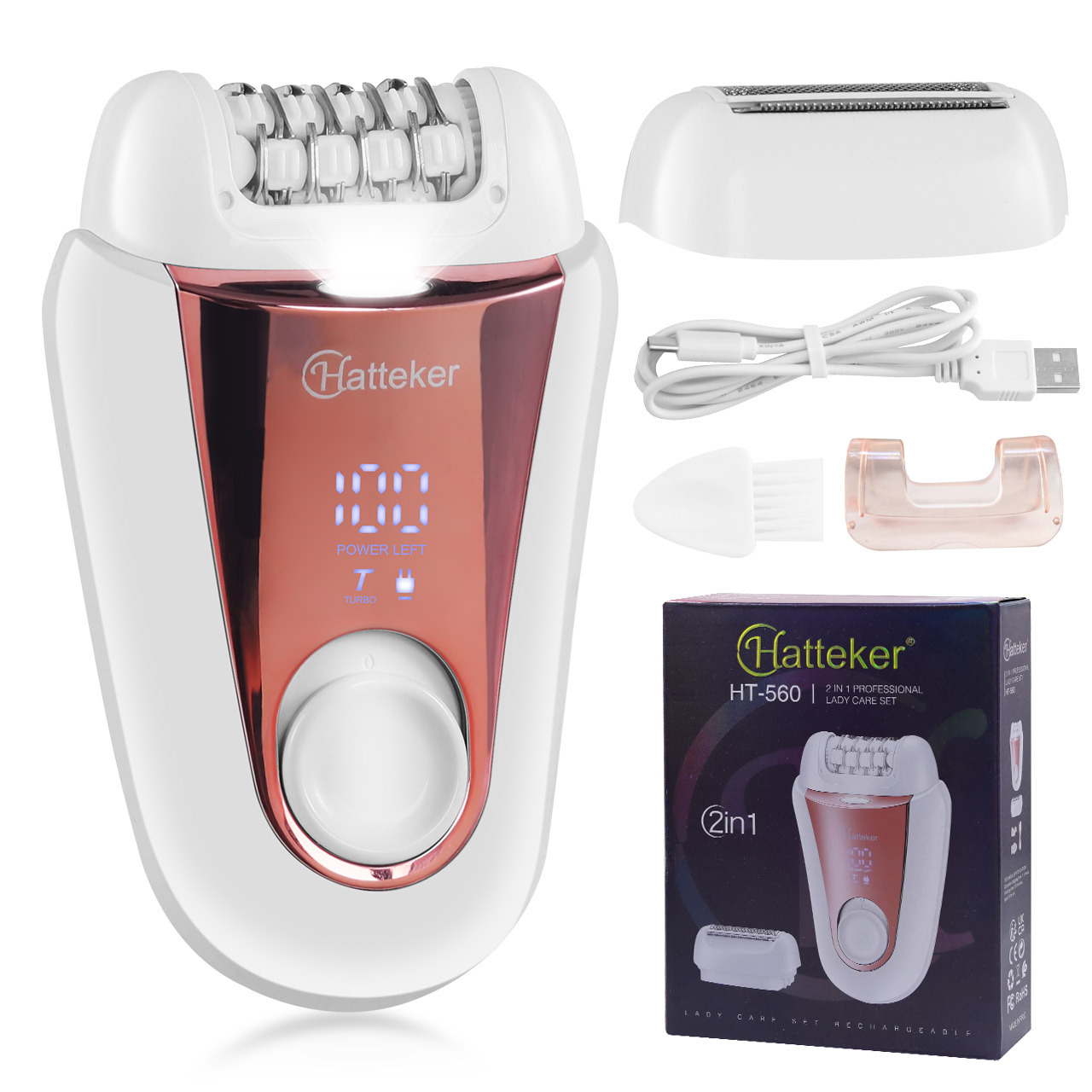 Эпилятор Hatteker 2-в-1 переза – обзор и цена Epilator Wireless